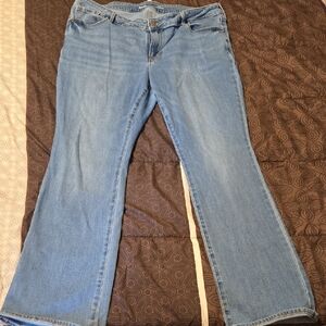 Old Navy Blue Flare Wide Leg Jeans